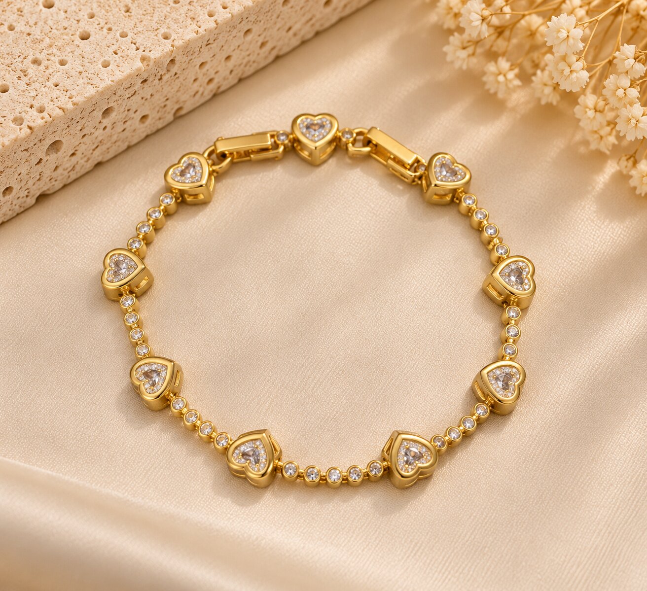 Pulseira Riviera Corações