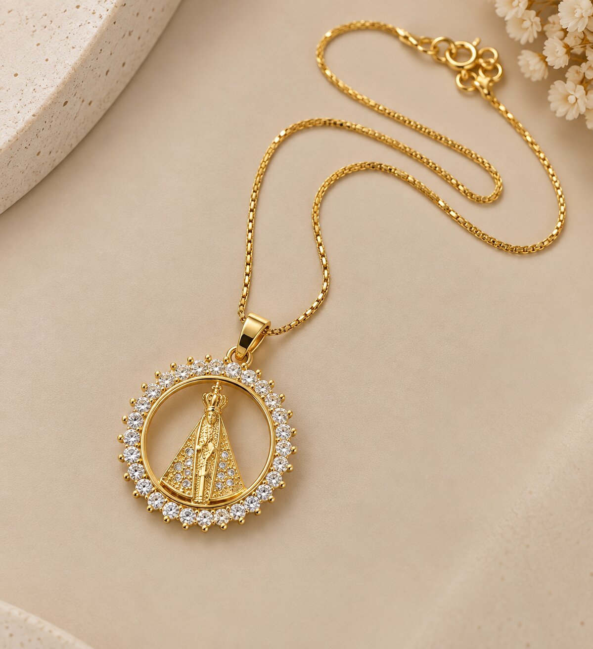 Colar Medalha de Nossa Senhora