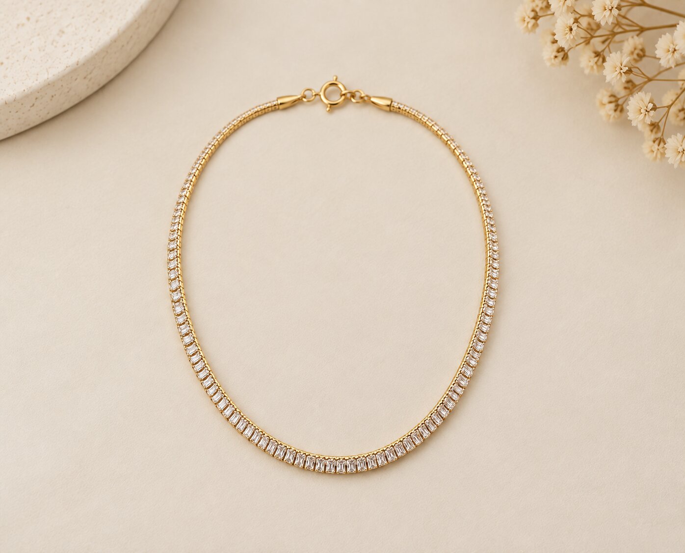 Colar Choker Riviera Cravejada