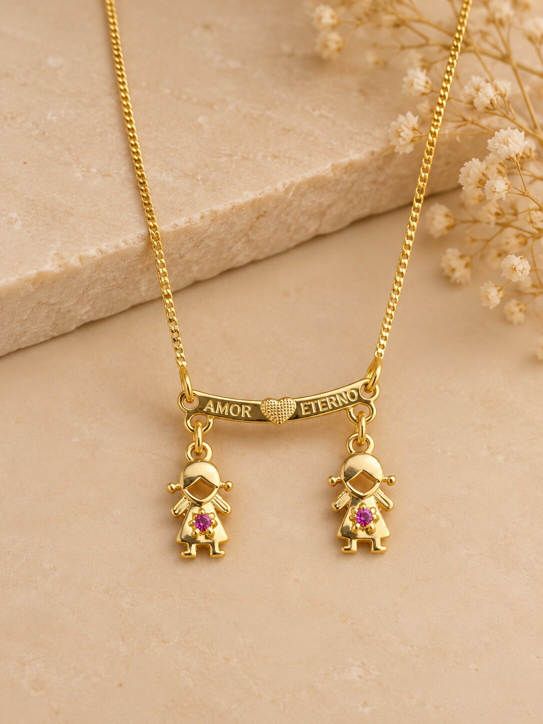 Colar Filhas com Duas Meninas