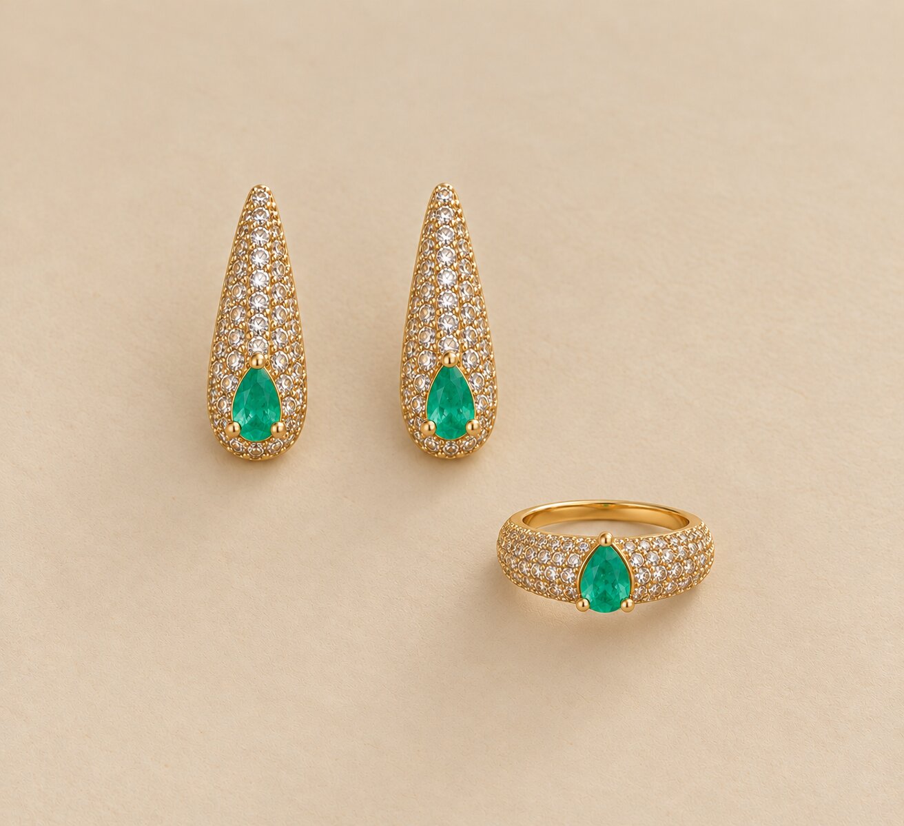 Conjunto Gota cravejado